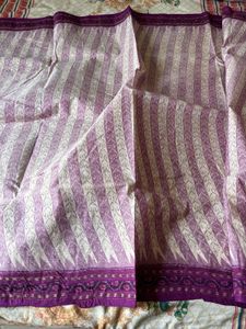 Purple Ikat Saree