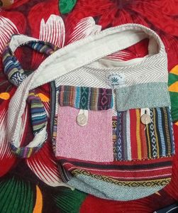 Himalayan Hemp Crossbody Bag