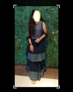 Mirror work 2 piece dress set