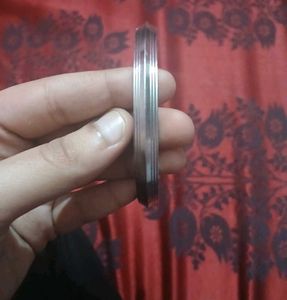 Elegant Silver Kada Bracelet