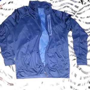 Men's Navy Blue Track Jacket