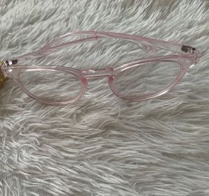 Cute Pink Cat-Eye Glasses