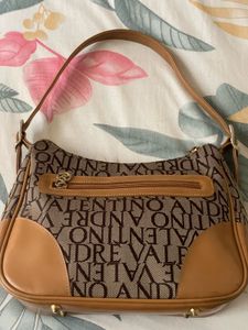 Authentic Andre Valentino Monogram Shoulder Bag -