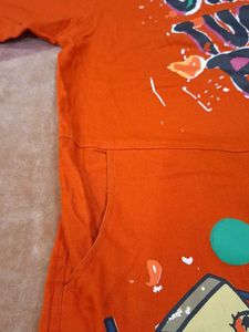 Funky Orange Character Jumpsuit