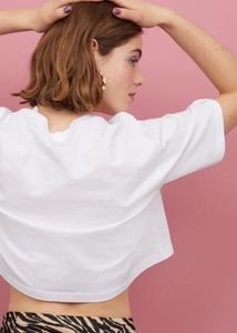 H&amp;M White Oversized Tee - Size S