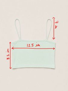 Mint Green Spaghetti Crop Top | Never Worn
