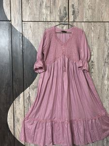 Beautiful Pink Ethnic Gown