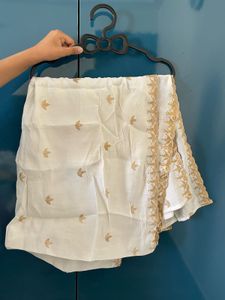 Elegant White Embroidered Kurta
