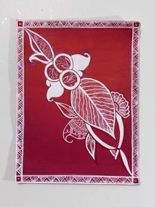 Red &amp; White Floral Design