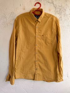 Men's Mustard Yellow Long Sleeve Shirt