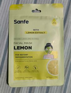 Sanfe Lemon Facial Sheet Mask