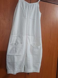 Embroided Cotton Jumpsuit / Night Wear
