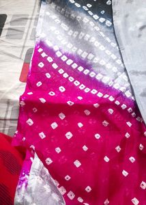 Pure Bandhej Art Silk Suit