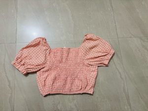 Cute Pink Gingham Top 🎀