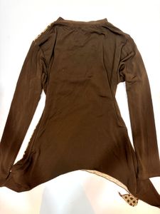 y2k brown top