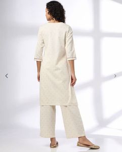 Elegant Cream Kurta Set