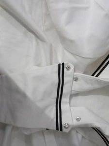 White Striped Shirt