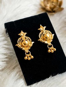 Gold Plated Traditional Earrings