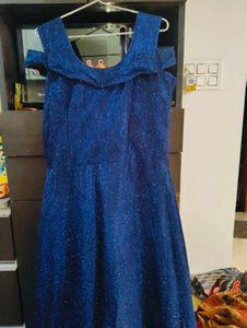 Sparkling Blue Party Dress