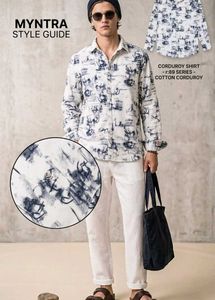 Men's Abstract Print Casual Shirt