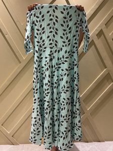 Stylish Leaf Print Kurta