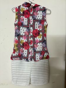 Cute Floral Girls Dress