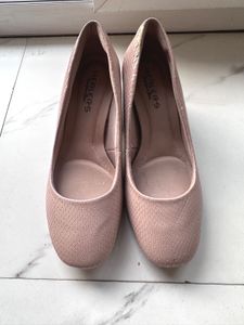 Beige mauve Comfort Heels