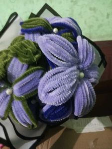 Handmade Pipe Cleaner Flower Bouquet