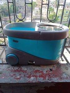 Spin Mop Bucket System 2 times use only like new b