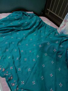 Elegant Teal Kurta Set with Dupatta