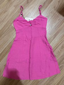 Hot Pink Mini Dress