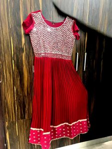 Elegant Maroon Kurta Set with Dupatta