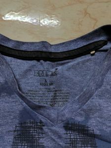 Men's Blue "Style" Graphic T-Shirt