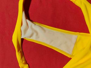 Yellow Side-Tie Bikini Bottom – Size S