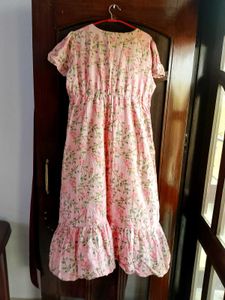Pure Cotton Floral Midi Dress