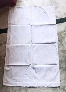 2 stiched white cotton pillow cover set