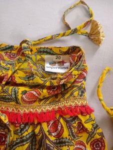 One Side Off Shoulder Top&amp; Printed Skirt