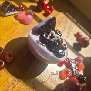 blue berry lavender scented candle