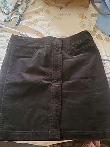 Corduroy Mini Skirt