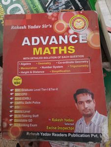 Advance Maths Book by Rakesh Yadav