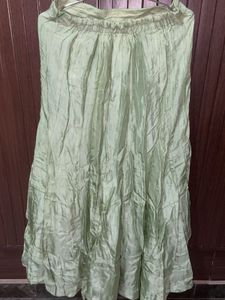 Elegant Light Green mermaid style skirt