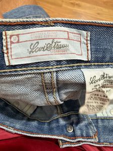 Levis Strauss Classic Blue Denim Jeans