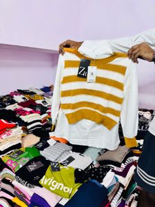 Striped Knit Sweater