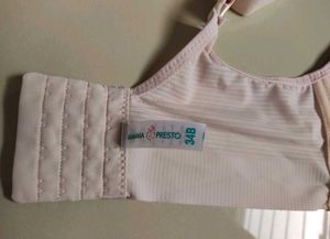 Lace Trim Pink Bra