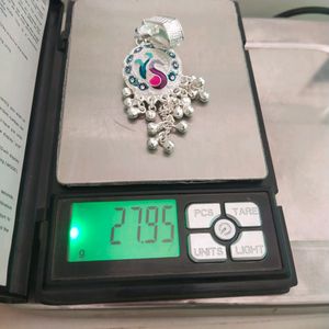 Pure Silver Saree Waist key, चटका, कमरबंद(27.95Gm)