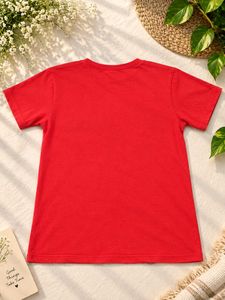 Classic Red Crew Neck T-Shirt❤️