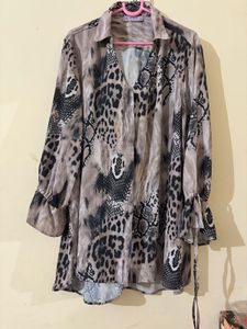 Animal Print Blouse