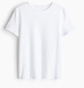 H&amp;M Classic White Crew Neck T-Shirt