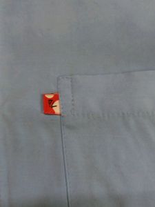LIGHT BLUE FULL SLEEVE L SIZE SHIRT GENTLY USED.