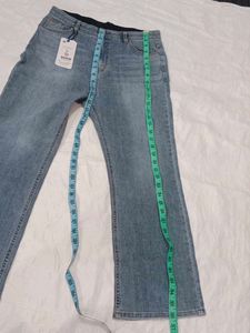 Denim Cropped Jeans